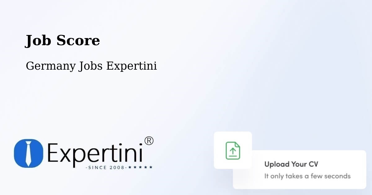 Job Score & Job Description Score Tool – Berg - Germany Jobs Expertini