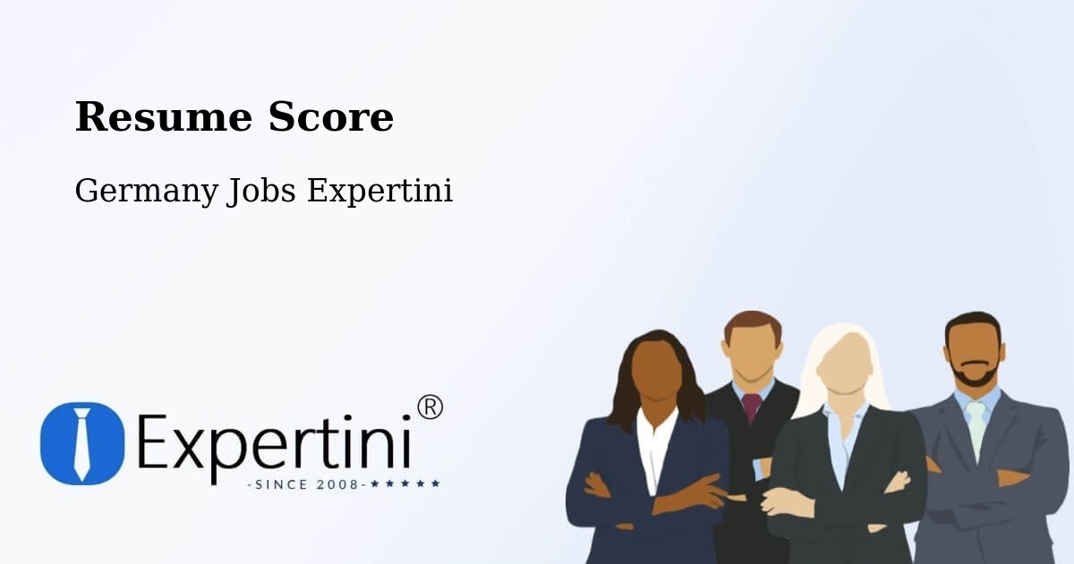 Resume Score & Job Description Match Tool – Berg - Germany Jobs Expertini